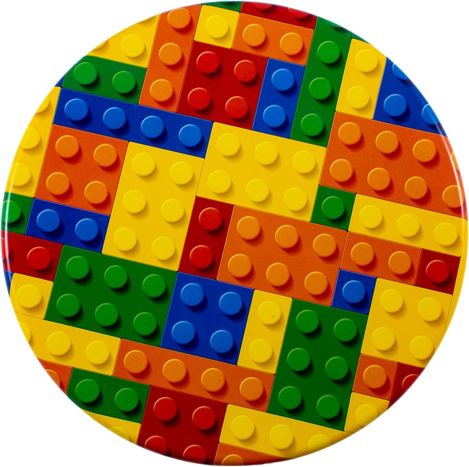 Colorful toy brick pattern